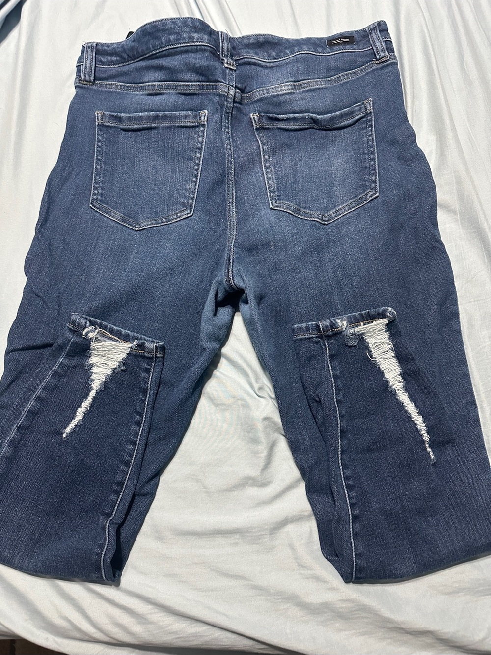 Liverpool Women’s Distressed Dark Blue Jeans